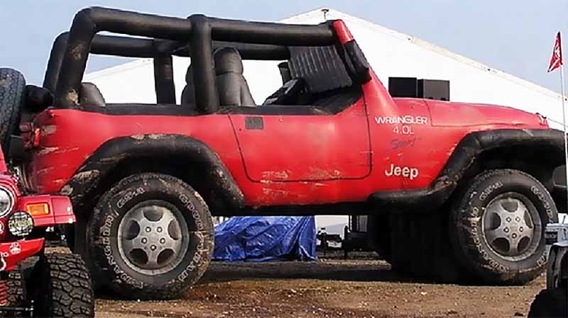 Inflatable Jeep