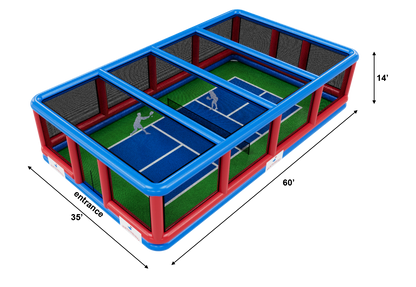 Inflatable Pickleball Court For Sale Top View