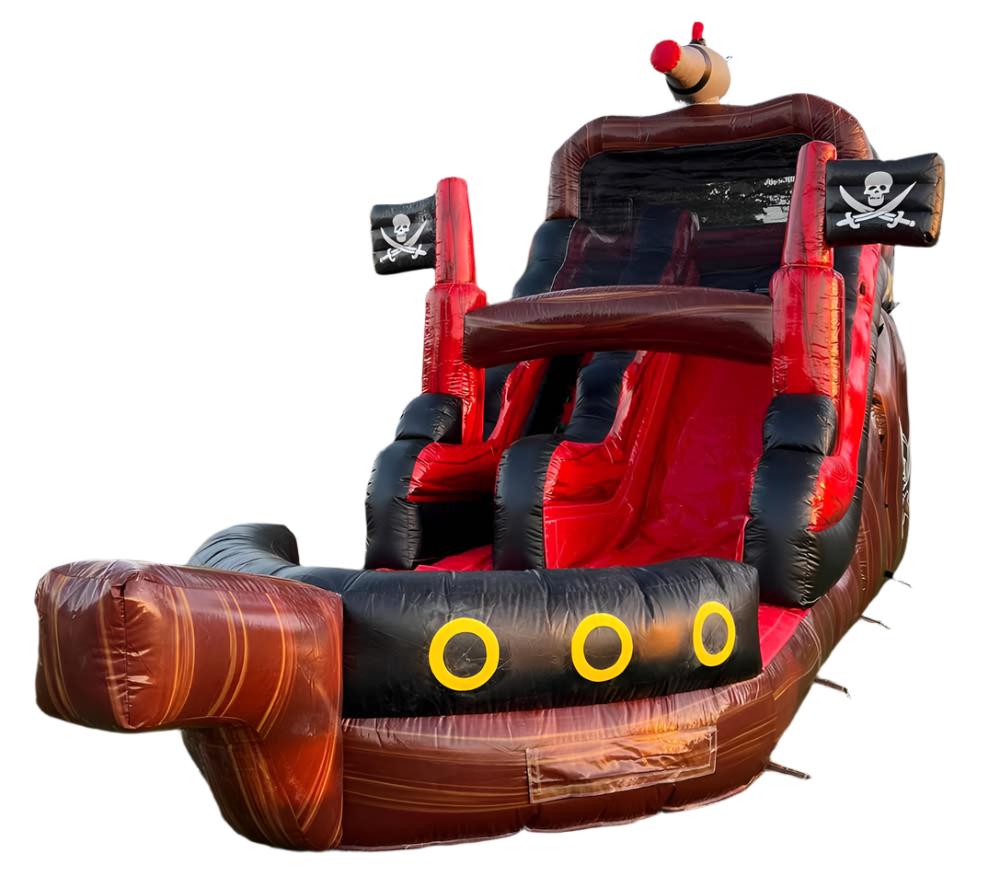 Inflatable Pirate Ship Water Slide