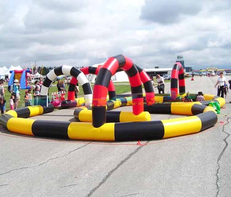 Inflatable Race Track Checkered
