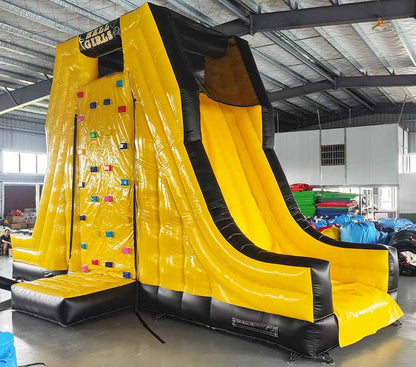 Inflatable Climbing Wall With Slide