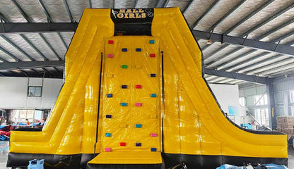Inflatable Climbing Wall With Slide