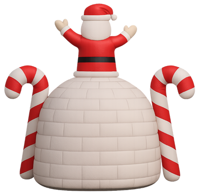 inflatable-santa-igloo-house-back