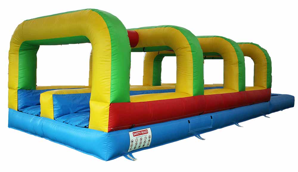 2 Lane Inflatable Slip N' Slide With Pool