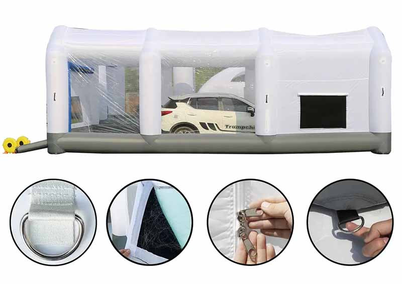 Inflatable Spray Booth Portable Car Paint Booth with Filter System