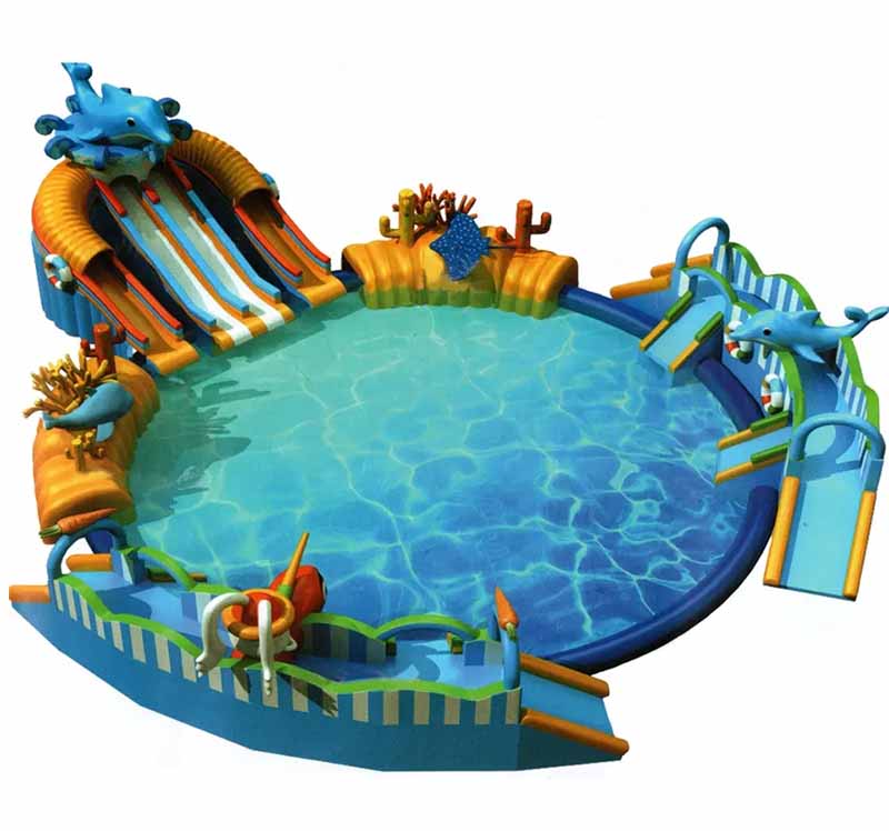 Inflatable Water Park Mockup