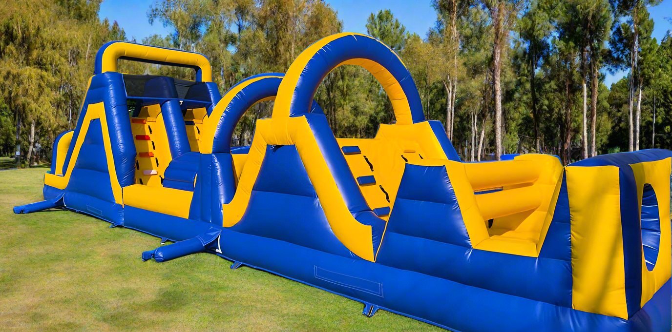 interactive challenge inflatable obstacle course