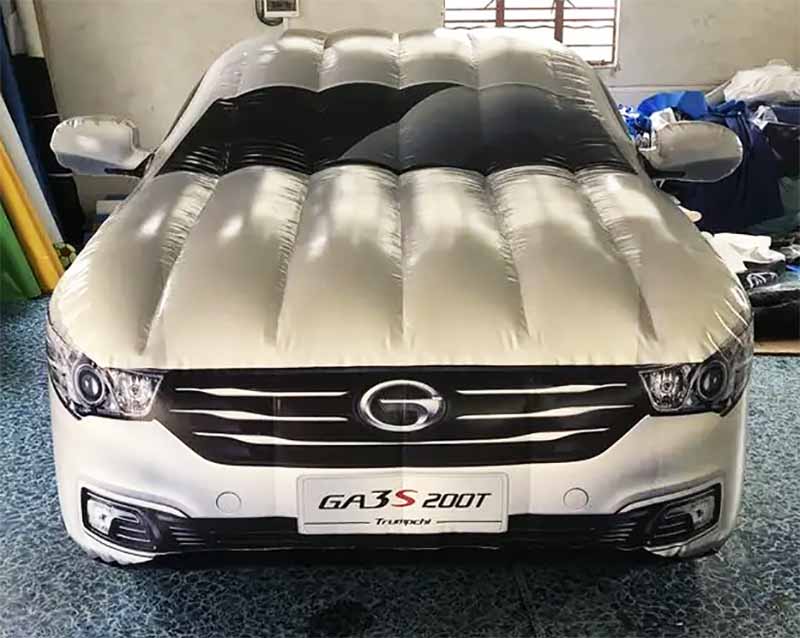 Large Inflatable Race Car Front