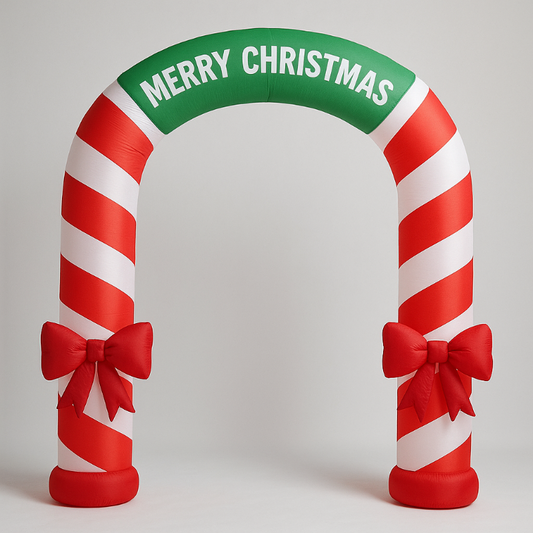 Large Inflatable Christmas Candy Cane Archway