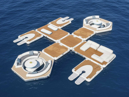 Custom Inflatable Floating Docks