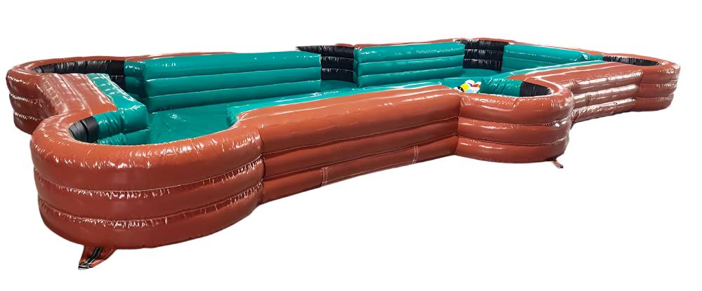 Large Inflatable Human Billiard Pool Table Side