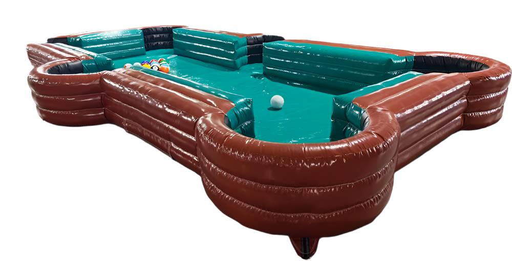 Large Inflatable Human Billiard Pool Table Side