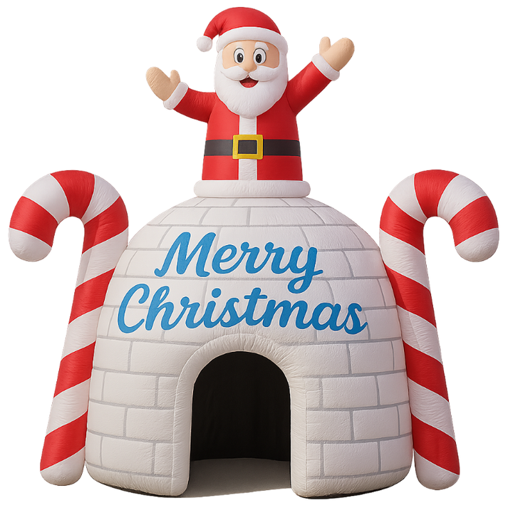 Large Inflatable Santa Igloo House – inflatableisland.co