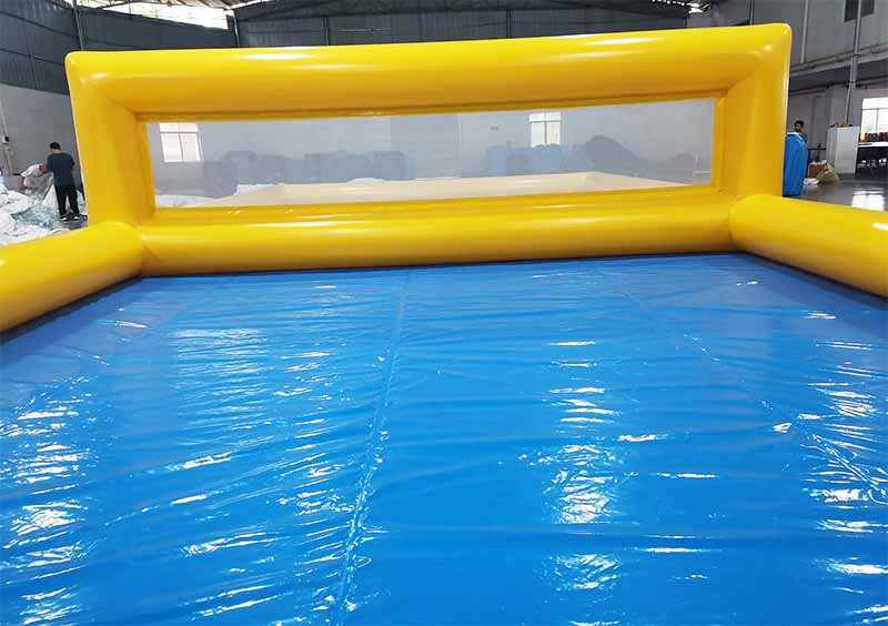 large inflatable volleyball pool