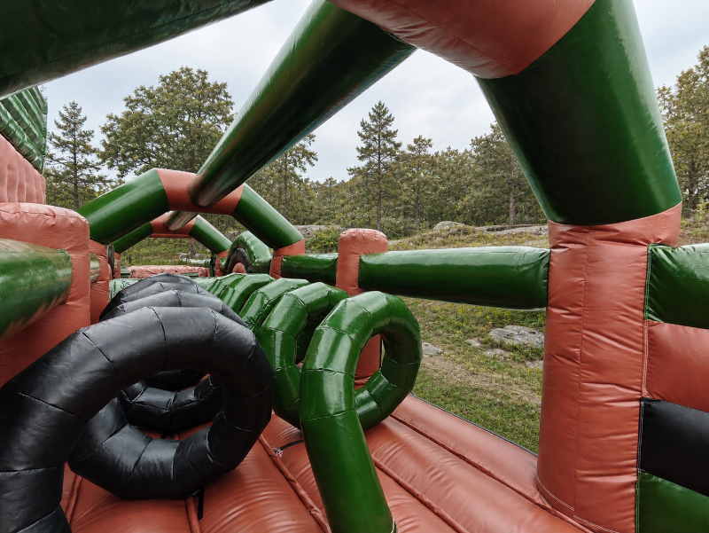 Inflatable Amusement Park Crawl Obstacle