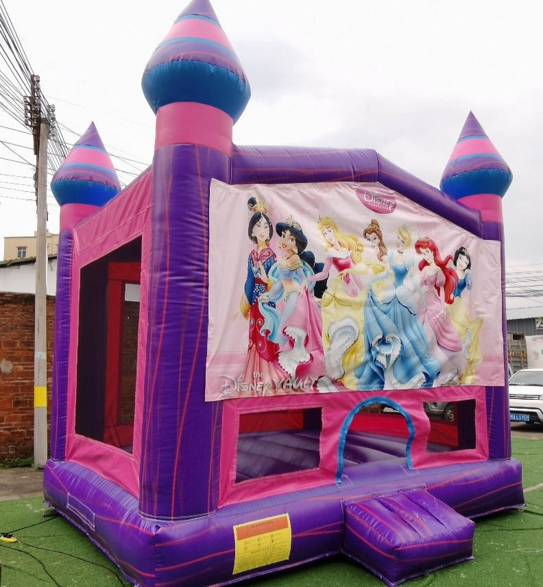 Princess Bounce House With Banner