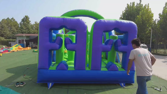 Custom Inflatable Obstacle Course Video