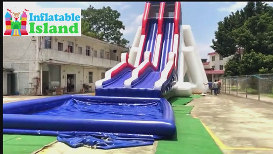Huge Inflatable Water Slide Video