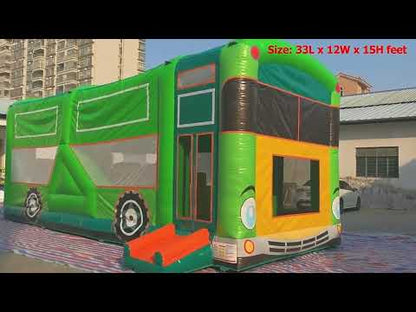 School Bus Bounce House Video