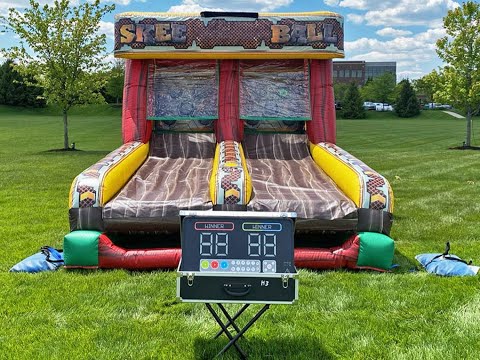 Inflatable Skee Ball Video