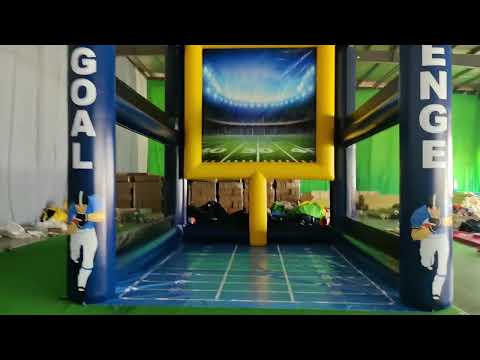 Large Inflatable Football Field Goal Video