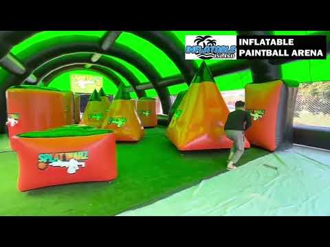 Inflatable Paintball Arena & Paintball Bunkers Video