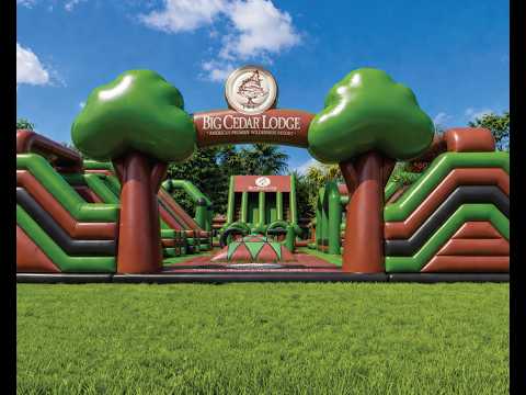 Big Cedar Lodge Inflatable Amusement Park Video