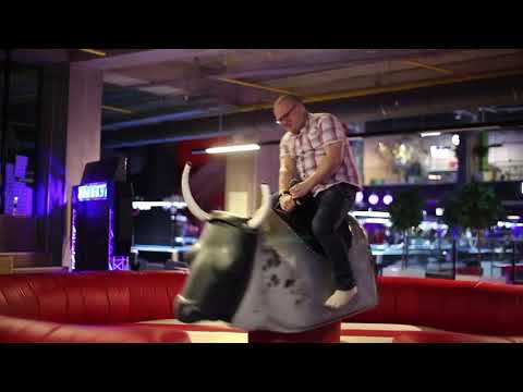 Inflatable Mechanical Bull Ride Video