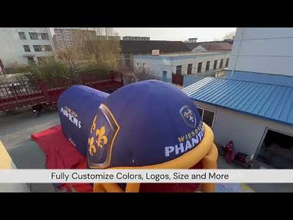 Inflatable Football Tunnel & Helmet Video