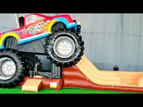 Monster Truck Bounce House Video