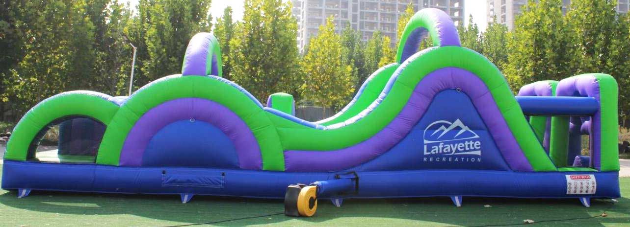 Inflatable Obstacle Course With Logo