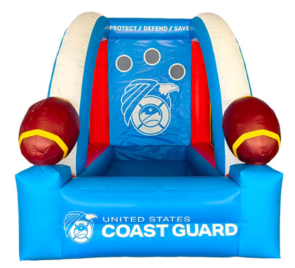 single player inflatable football toss