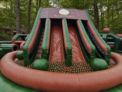 Inflatable Amusement Park Slide with Balls
