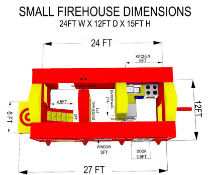 Inflatable Fire Education House