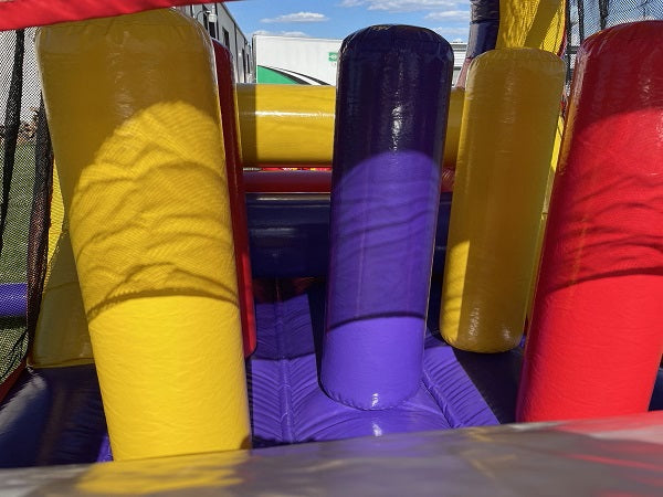 Small 30ft Inflatable Obstacle Course Inisde