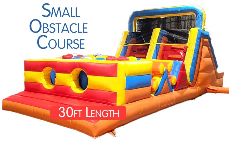 Small 2 Lane Inflatable Obstacle Course – inflatableisland.co