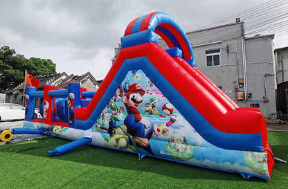 Mario Bros Inflatable Obstacle Course