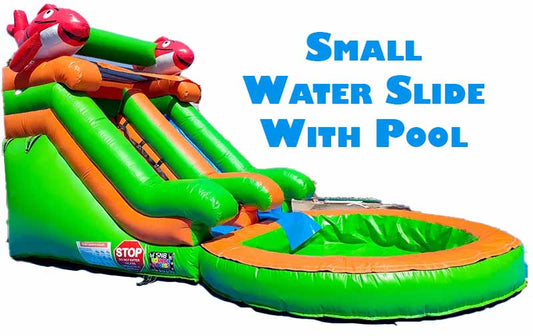 Small Water Slide With Pool
