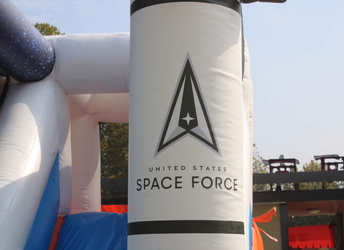 Inflatable Riding Space Shuttle Space Shuttle Bounce House With Slide – inflatableisland.co