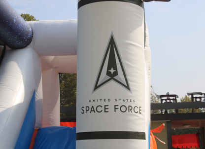 Space Shuttle Bounce House With Slide