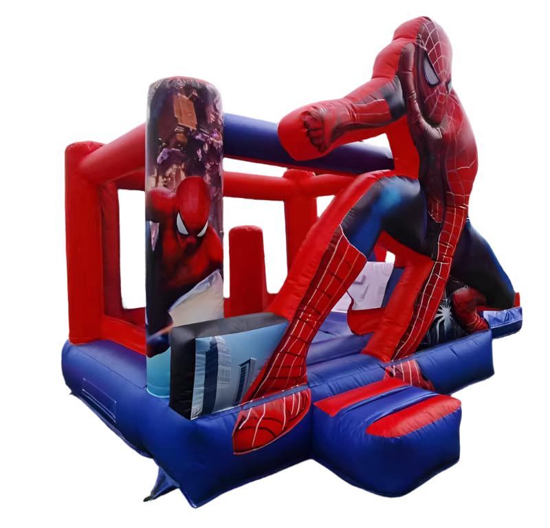 Spiderman Bounce House With Slide – inflatableisland.co