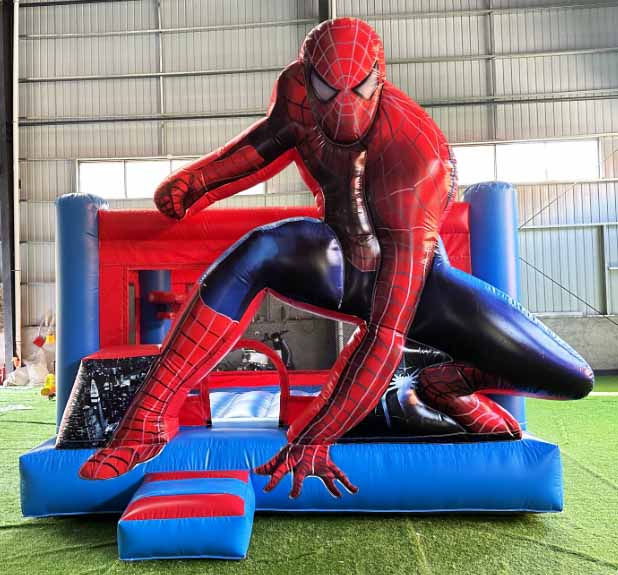 3D Spiderman Bounce House – inflatableisland.co