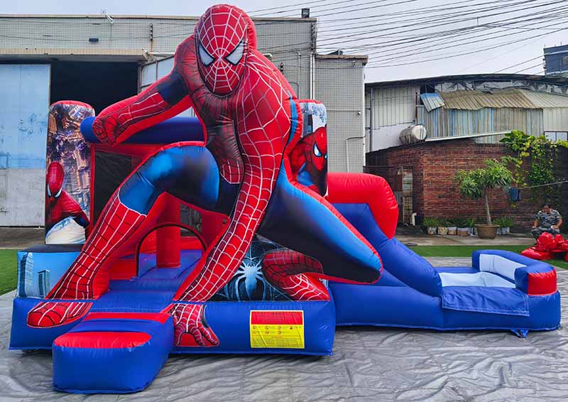 Spiderman Bounce House With Slide