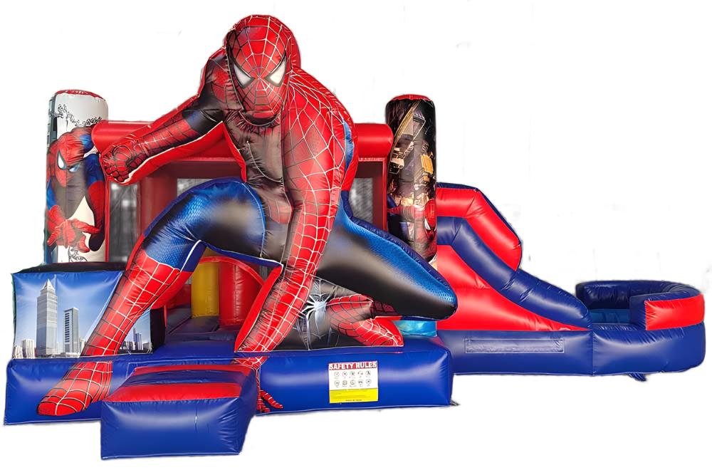 Spiderman Bounce House With Slide