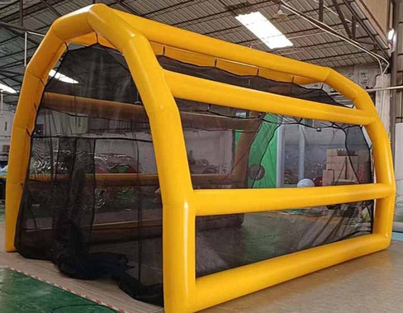 Yellow Inflatable Golf Range Enclosure
