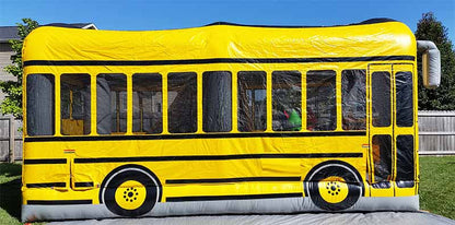 Yellow School Bus Bounce House