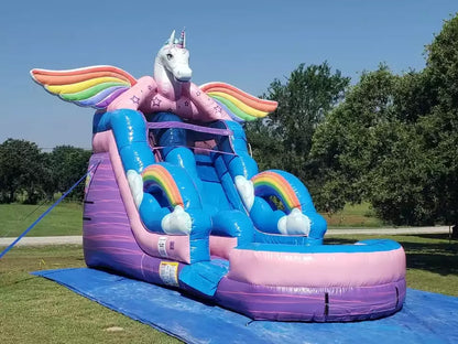 unicorn inflatable water slide