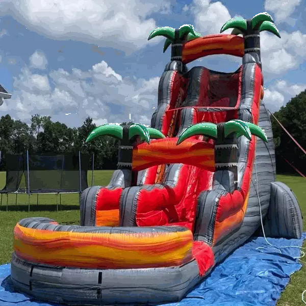 Tropical Jungle Inflatable Water Slide