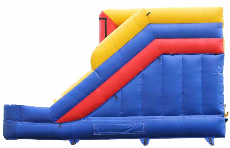 Commercial Bounce House With 2 Slides Side View