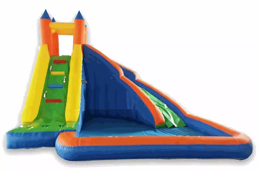 Small Inflatable Slide With Pool